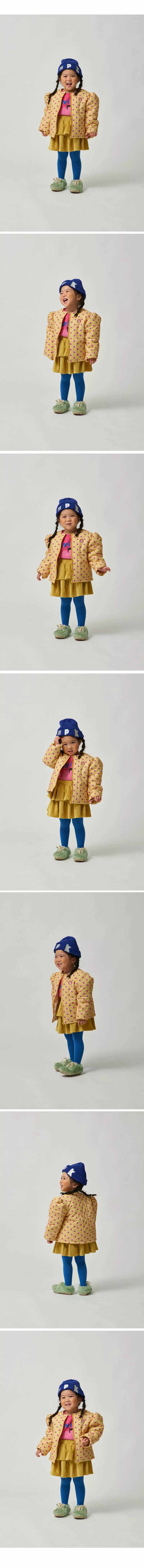Mini Ps Market - Korean Children Fashion - #kidzfashiontrend - Ribbon Wool Quilting Jacket - 3