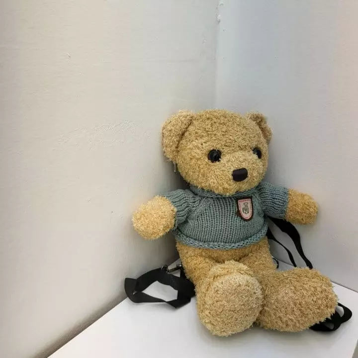 Miso - Korean Children Fashion - #Kfashion4kids - Beige Bear Bag