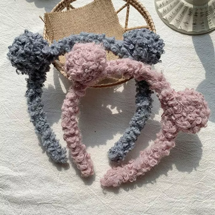Miso - Korean Children Fashion - #kidsshorts - Bbogle Bear Hairband - 3