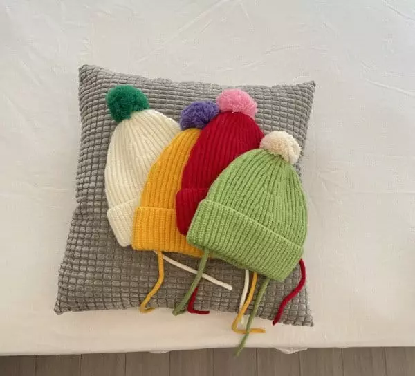 Miso - Korean Children Fashion - #kidsshorts - Bell Color Hat - 2