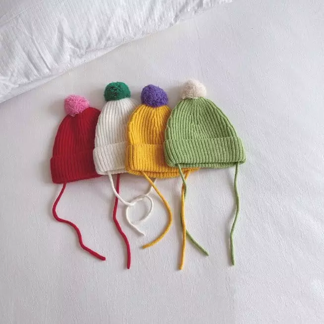 Miso - Korean Children Fashion - #kidsstore - Bell Color Hat - 3