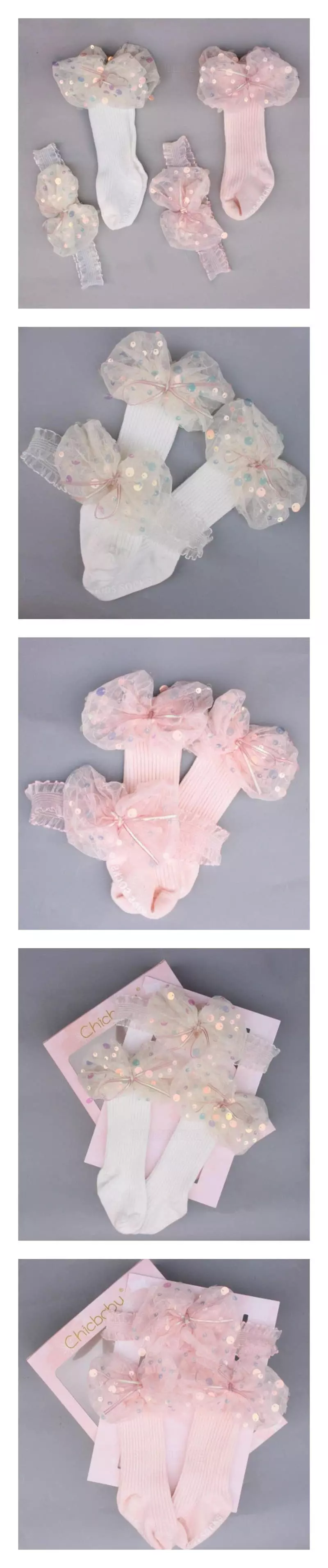 Miso - Korean Children Fashion - #kidzfashiontrend - Socks Hairband Set