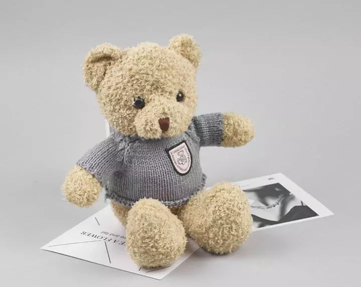 Miso - Korean Children Fashion - #magicofchildhood - Beige Bear Bag - 3