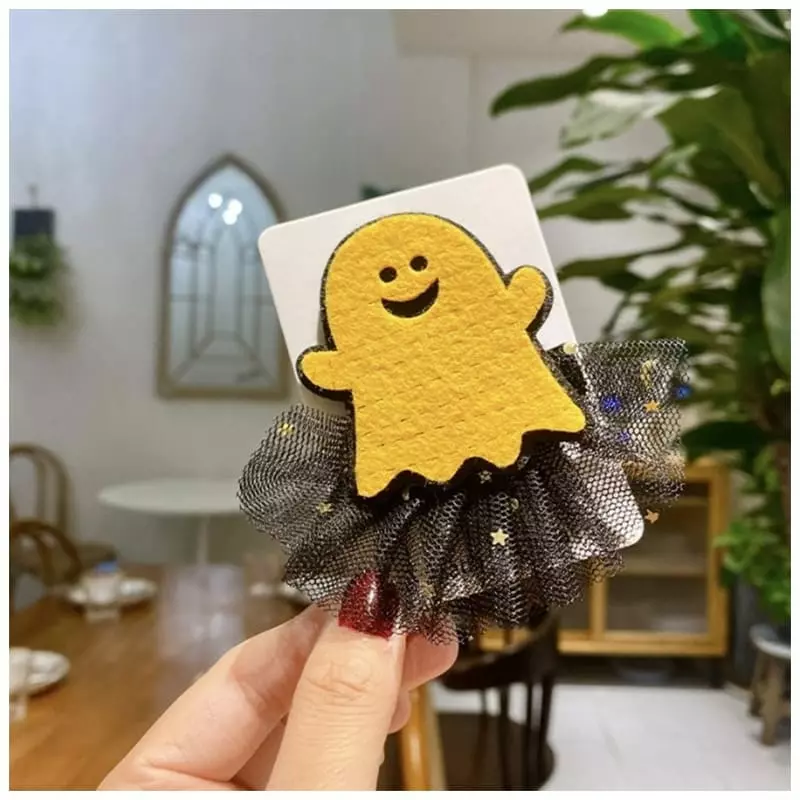 Miso - Korean Children Fashion - #magicofchildhood - Halloween Lace Hairpin - 4
