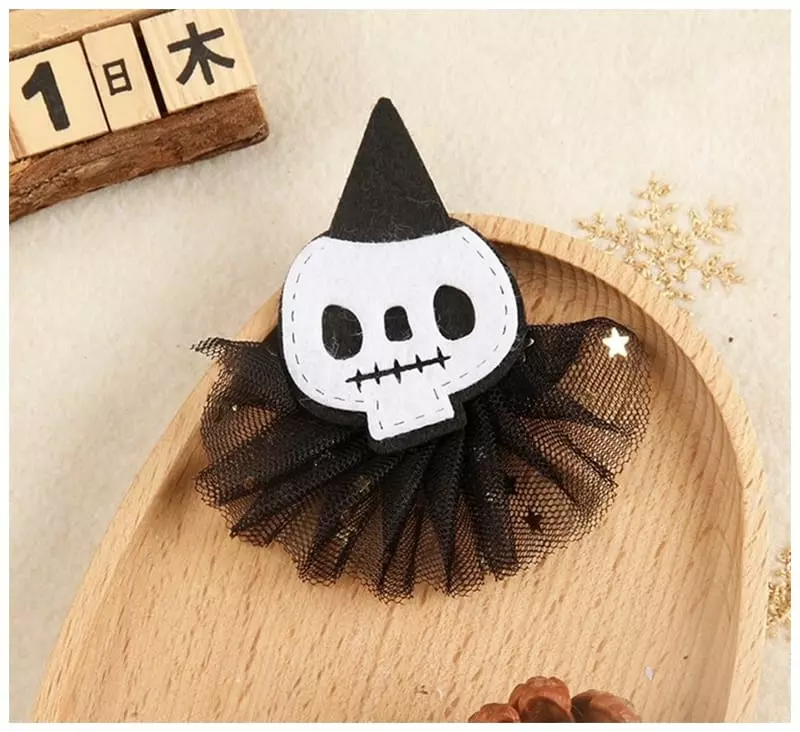 Miso - Korean Children Fashion - #prettylittlegirls - Halloween Lace Hairpin - 5