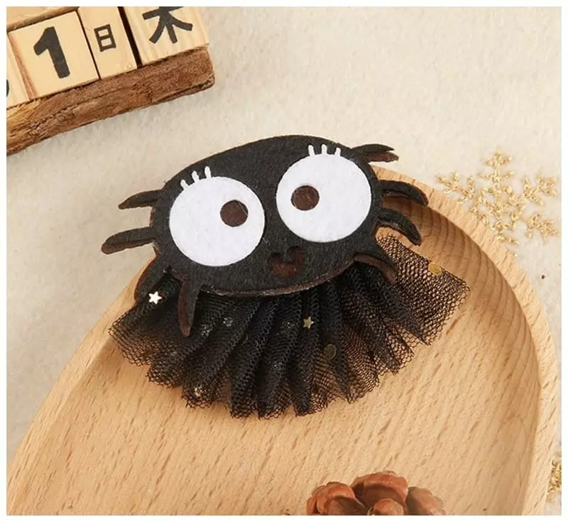 Miso - Korean Children Fashion - #todddlerfashion - Halloween Lace Hairpin - 6