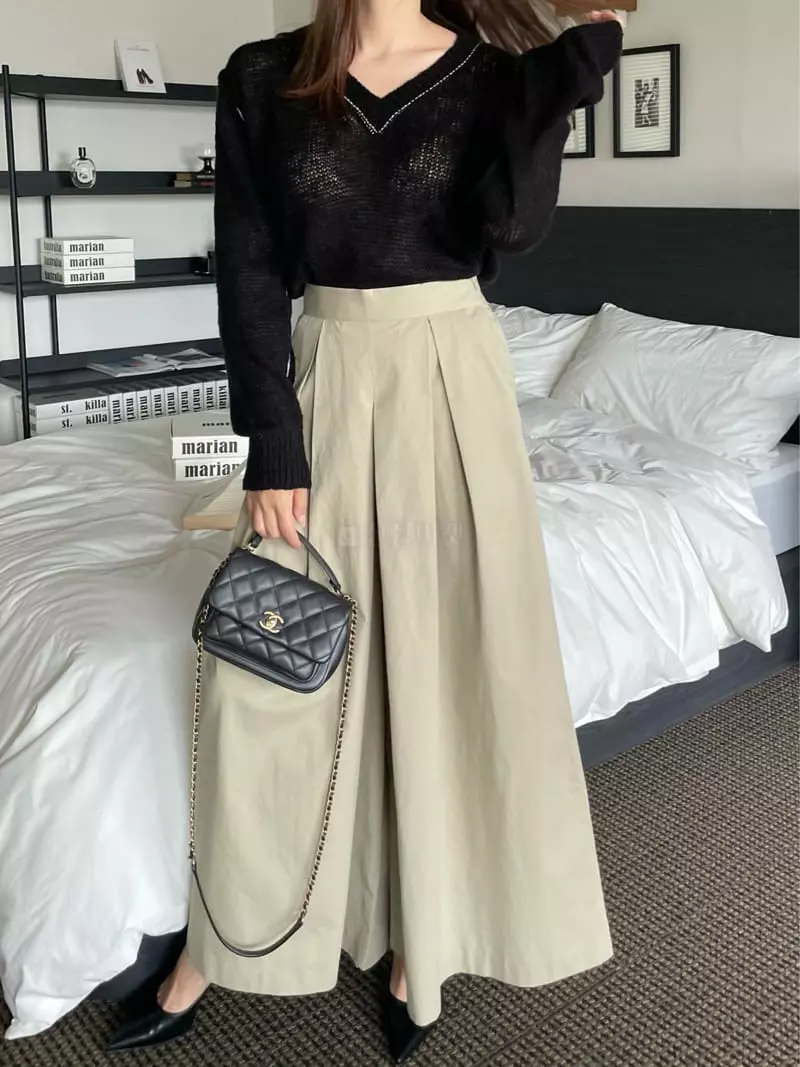 Moheli - Korean Women Fashion - #momslook - Pintuck Pants - 4