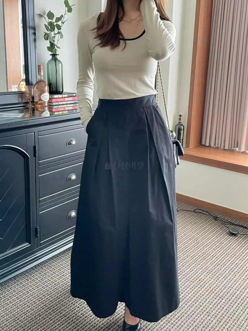 Moheli - Korean Women Fashion - #pursuepretty - Pintuck Wide Pants - 5