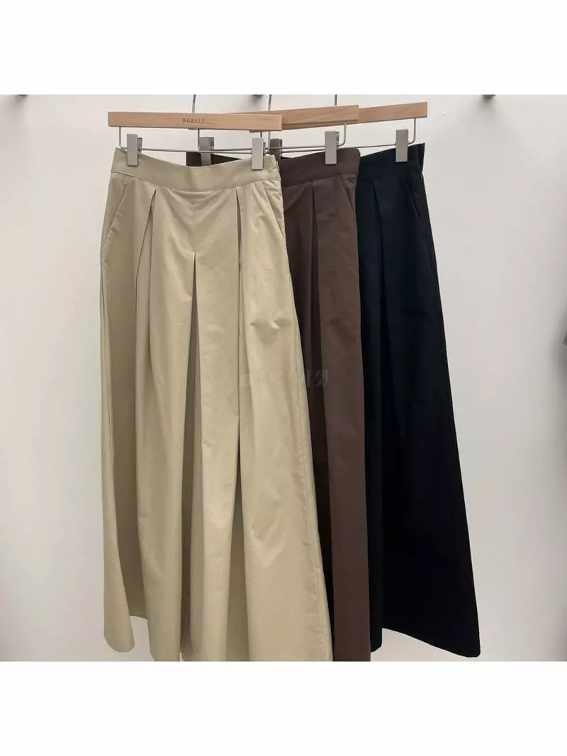 Moheli - Korean Women Fashion - #vintageinspired - Pintuck Pants - 6