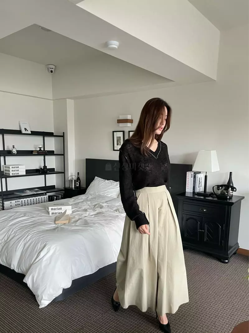 Moheli - Korean Women Fashion - #womensfashion - Pintuck Pants - 5