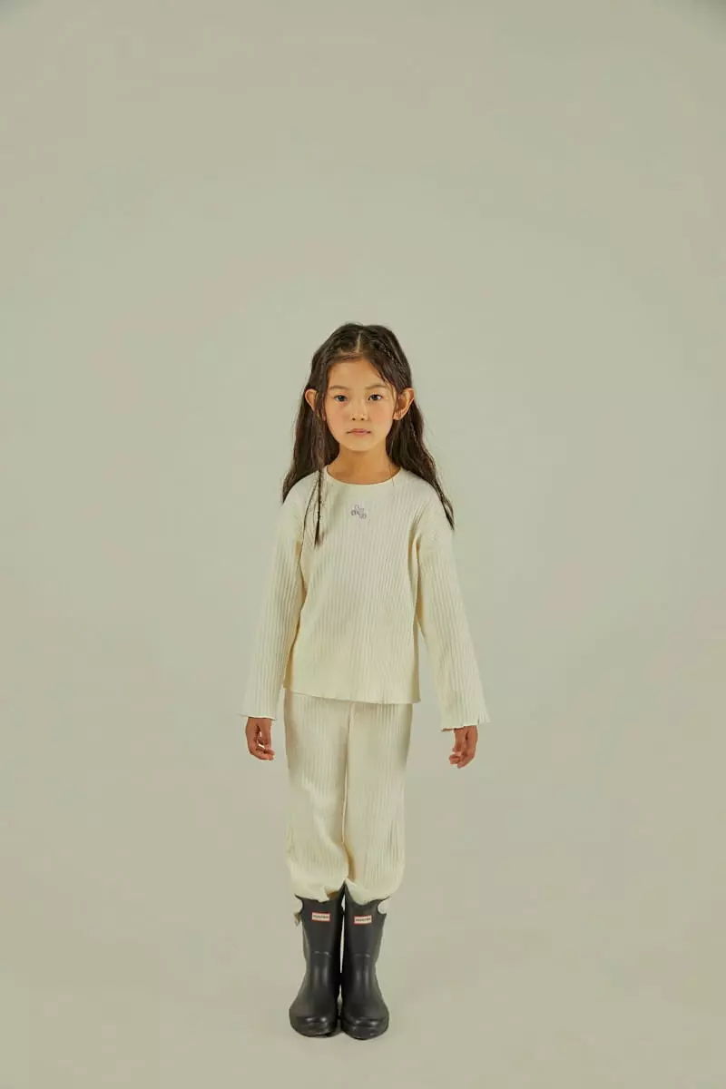 Mollybin - Korean Children Fashion - #childofig - Sugar Light Rib Tee - 10