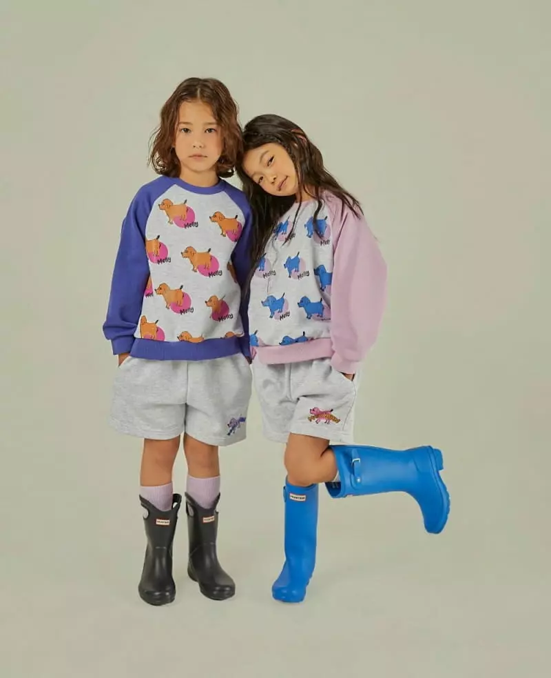 Mollybin - Korean Children Fashion - #childrensboutique - Dog Half Banding Pants - 7