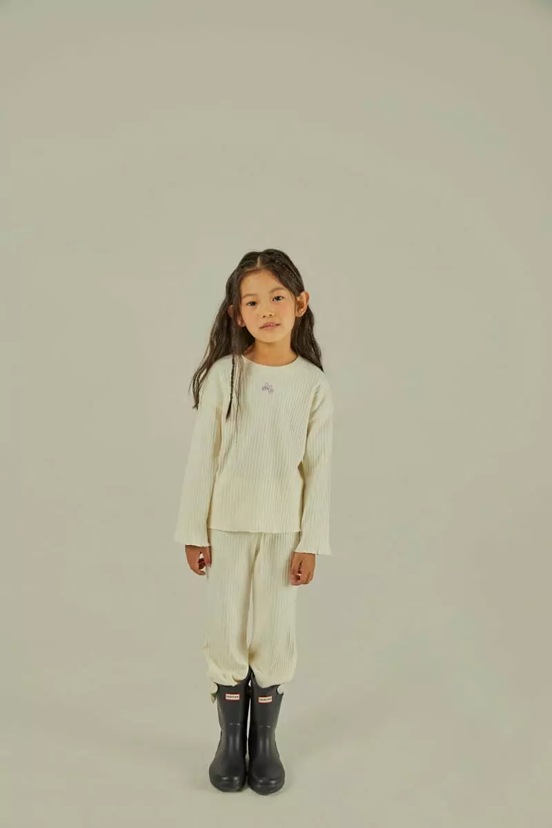 Mollybin - Korean Children Fashion - #childrensboutique - Sugar Light Rib Tee - 12