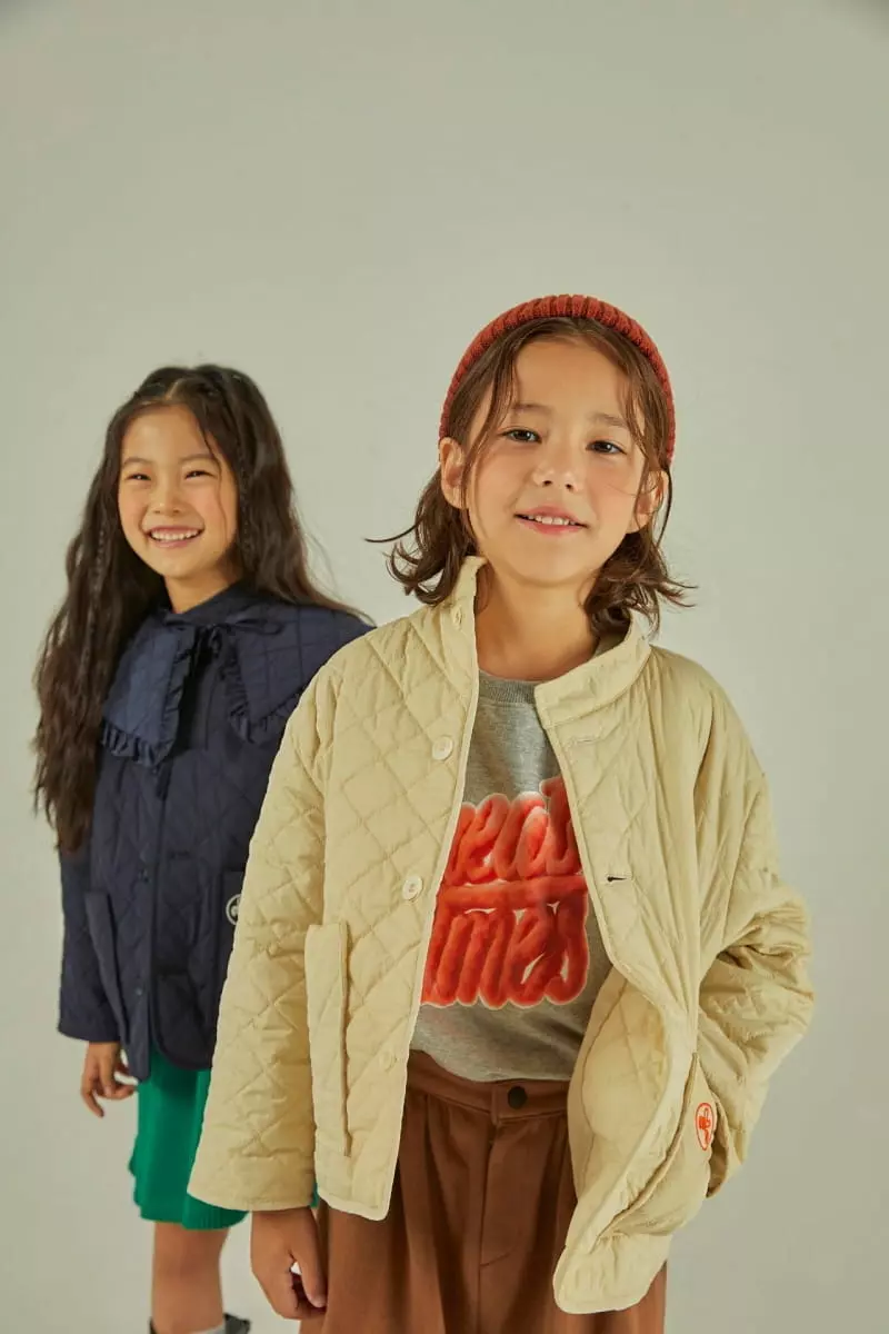 Mollybin - Korean Children Fashion - #discoveringself - Molly Collar Quilting Jacket