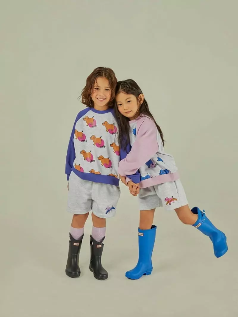 Mollybin - Korean Children Fashion - #discoveringself - Dog Raglan Sweatshirt - 8
