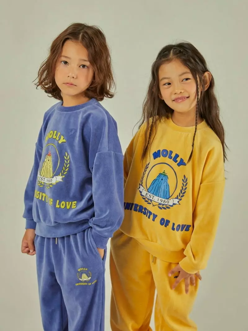 Mollybin - Korean Children Fashion - #kidsstore - Dog Velvet Sweatshirt - 10