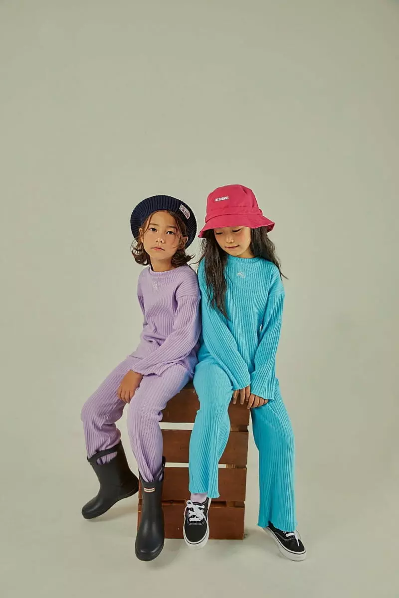 Mollybin - Korean Children Fashion - #kidsstore - Sugar Light Rib Tee - 4