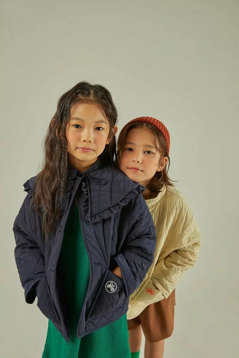 Mollybin - Korean Children Fashion - #littlefashionista - Molly Collar Quilting Jacket - 7