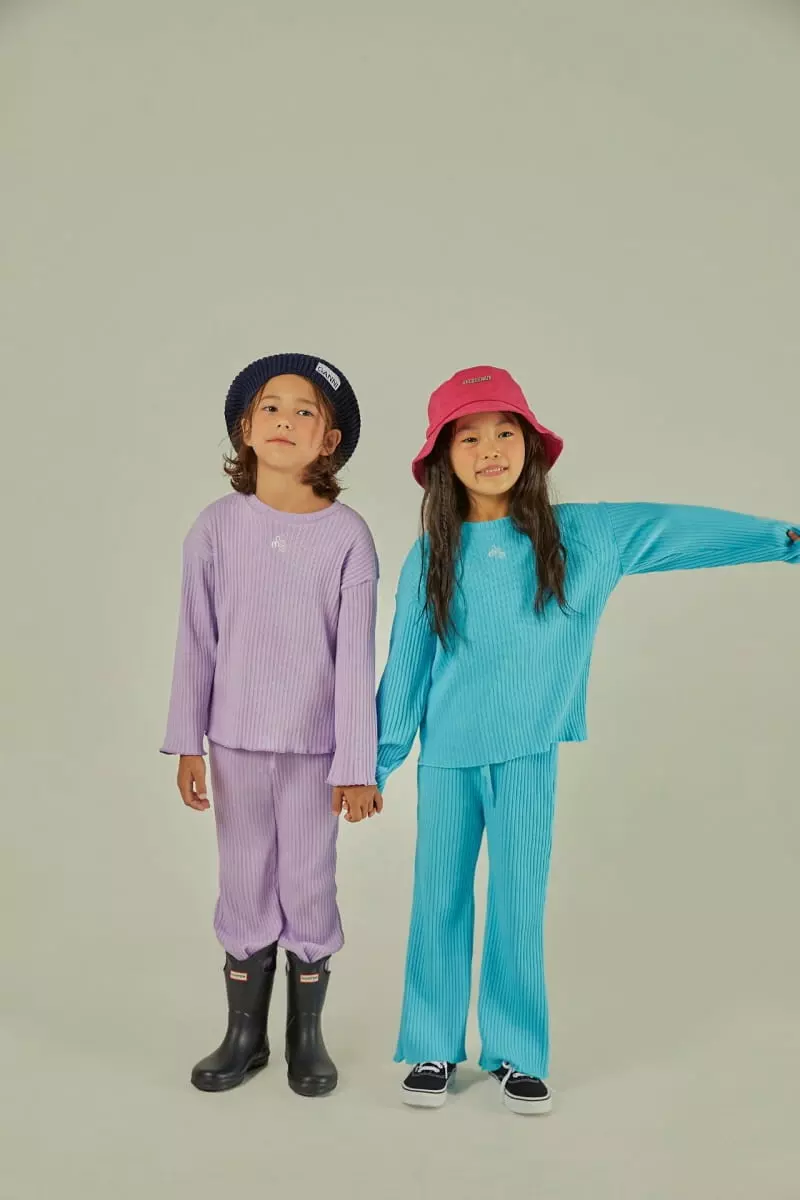 Mollybin - Korean Children Fashion - #littlefashionista - Sugar Light Rib Tee - 6
