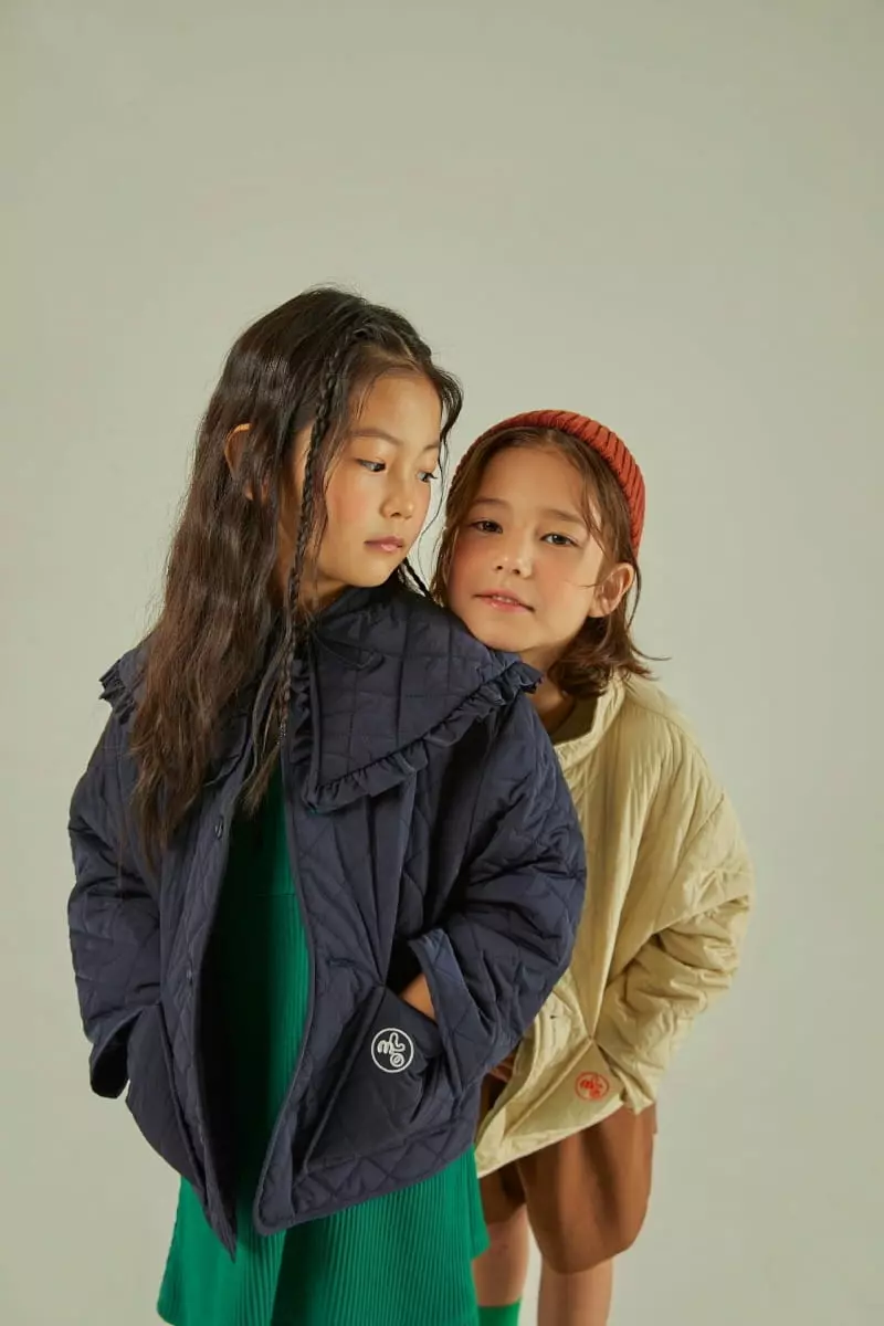 Mollybin - Korean Children Fashion - #magicofchildhood - Molly Collar Quilting Jacket - 8