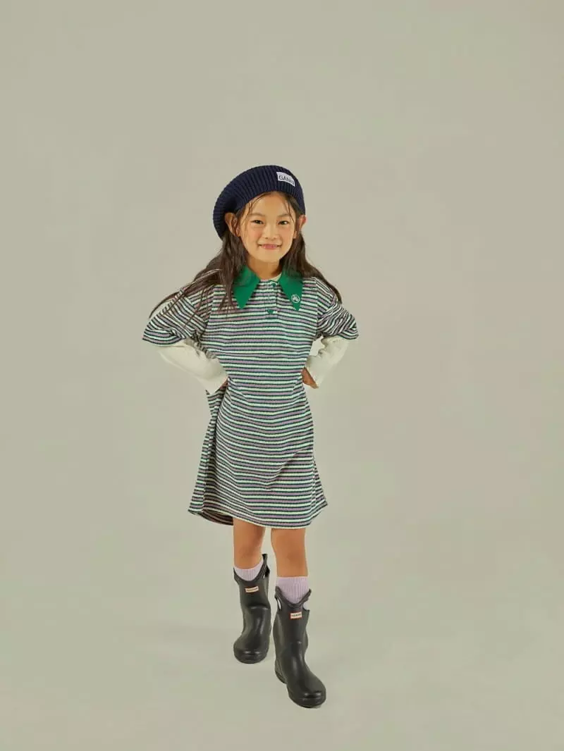 Mollybin - Korean Children Fashion - #magicofchildhood - Molly Collar One-piece - 2