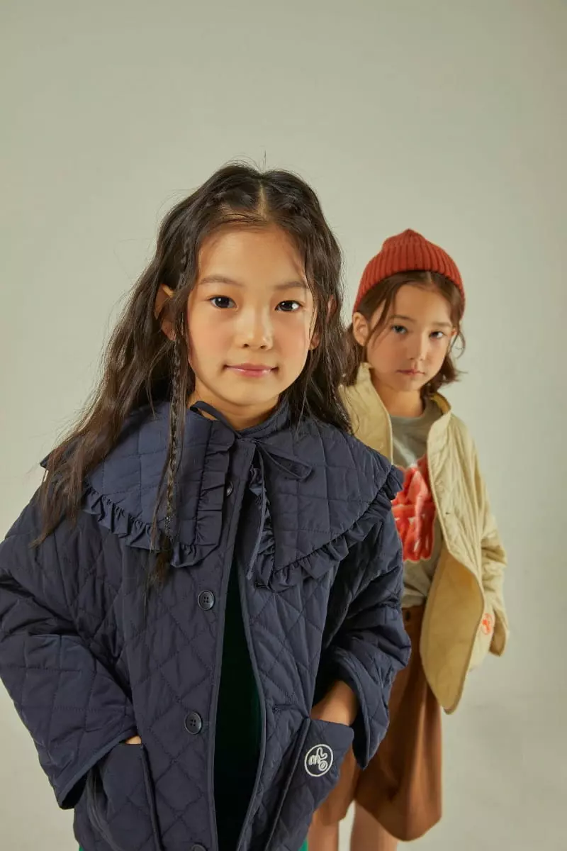 Mollybin - Korean Children Fashion - #minifashionista - Molly Collar Quilting Jacket - 9