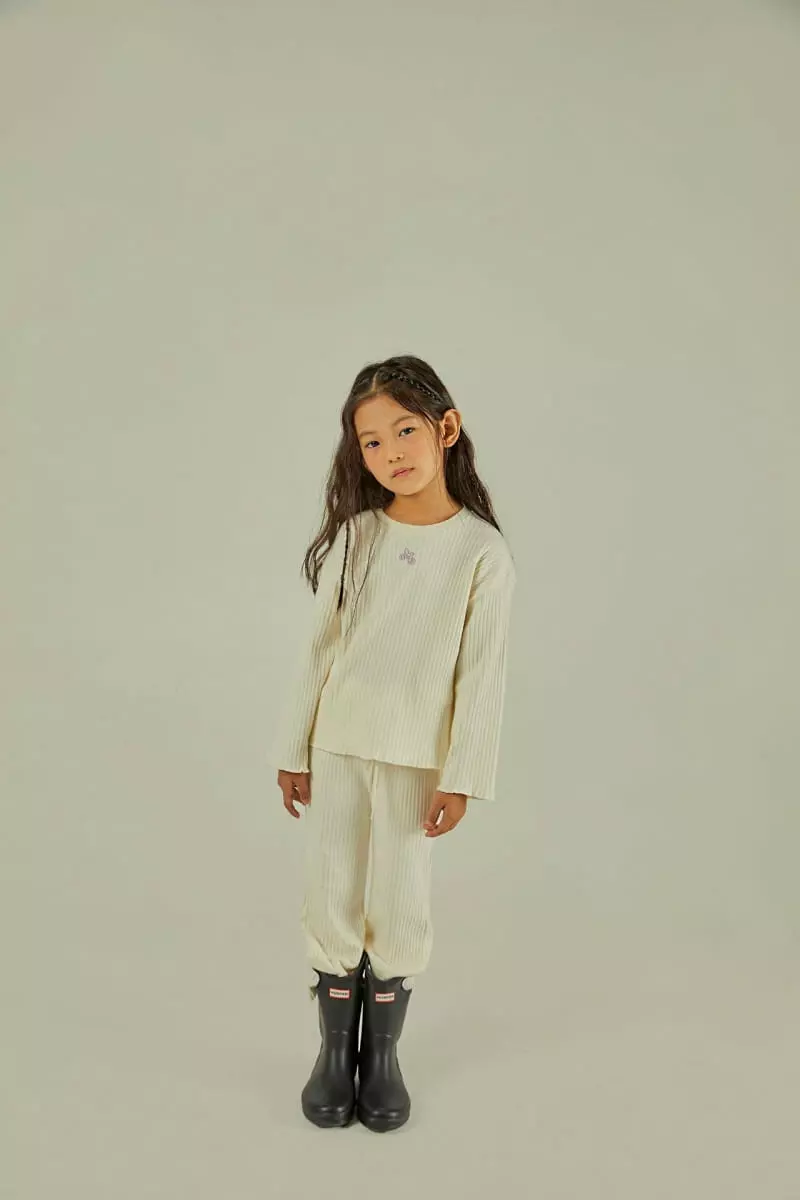Mollybin - Korean Children Fashion - #prettylittlegirls - Sugar Light Rib Tee - 9