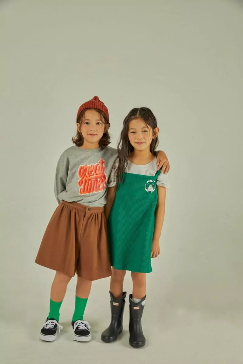 Mollybin - Korean Children Fashion - #stylishchildhood - Dog Scrunch One-piece - 9