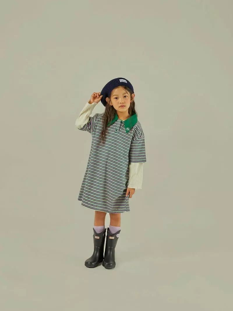 Mollybin - Korean Children Fashion - #todddlerfashion - Molly Collar One-piece - 5