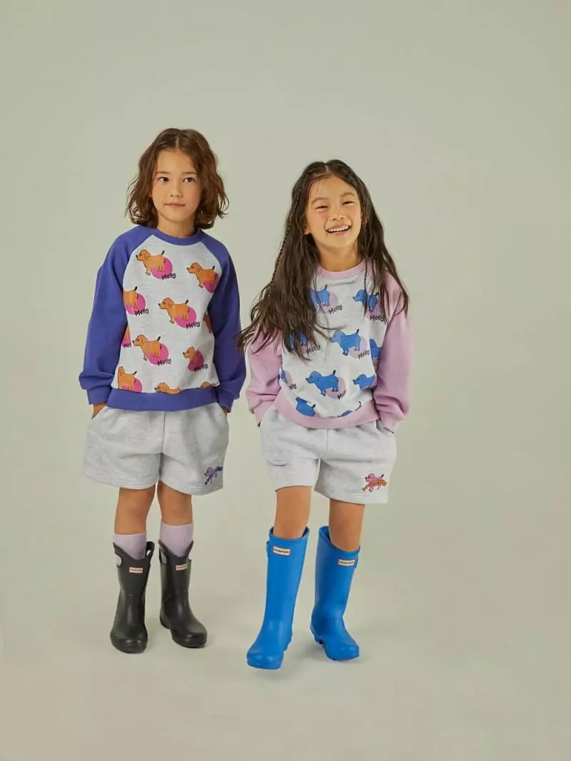 Mollybin - Korean Children Fashion - #todddlerfashion - Dog Half Banding Pants - 4