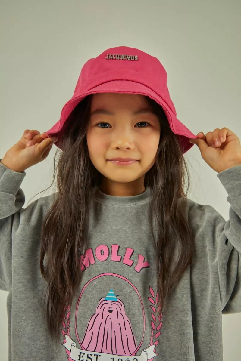 Mollybin - Korean Children Fashion - #toddlerclothing - Dog Velvet Sweatshirt - 2