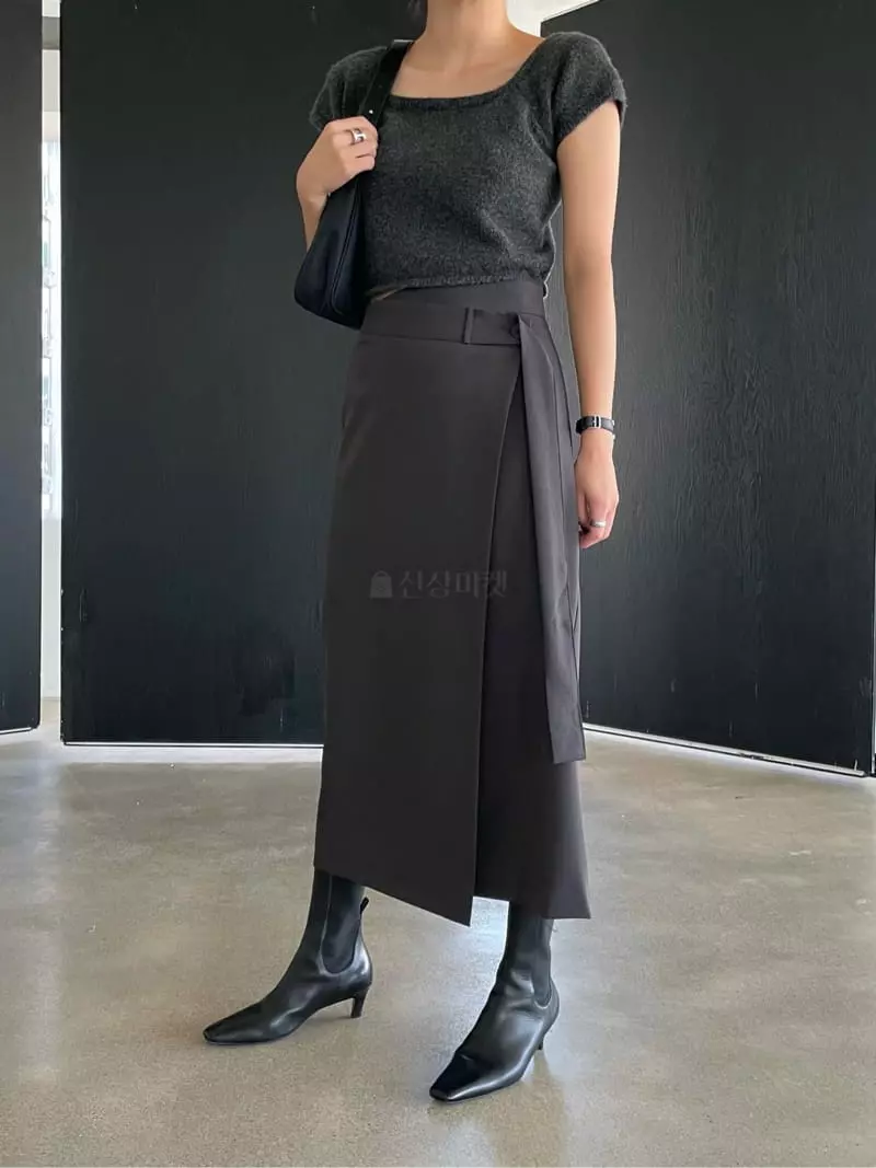 Moment - Korean Women Fashion - #womensfashion - Feed Wrap Skirt - 4