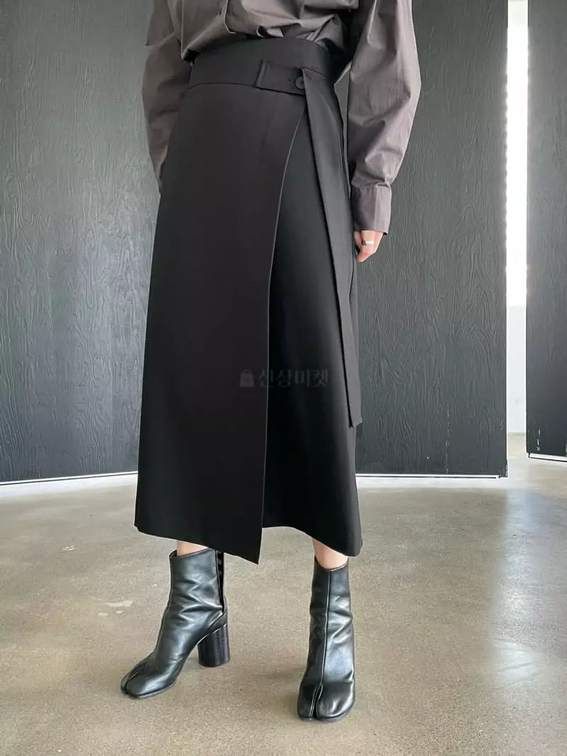 Moment - Korean Women Fashion - #momslook - Feed Wrap Skirt - 8