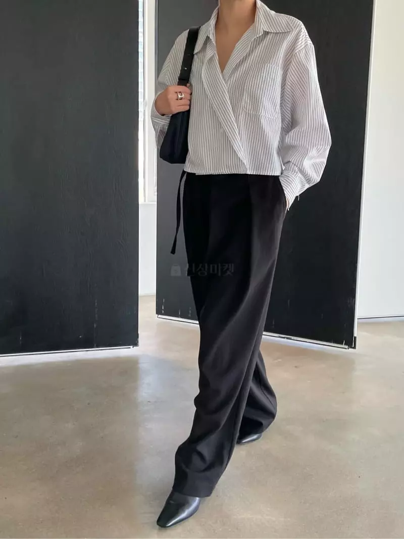 Moment - Korean Women Fashion - #momslook - Betty Crop Shirt - 6