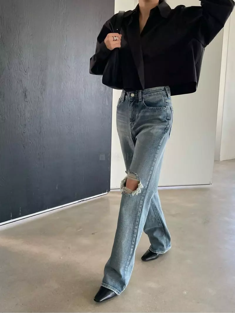 Moment - Korean Women Fashion - #momslook - Betty Crop Shirt - 8