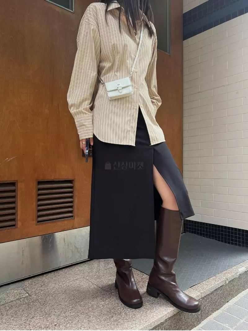 Moment - Korean Women Fashion - #momslook - Ant Unbal Skirt - 5