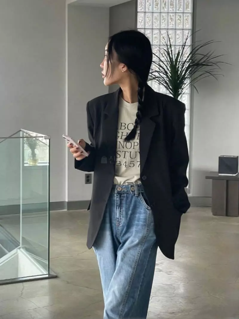 Moment - Korean Women Fashion - #momslook - Bbeng O Jacket - 2