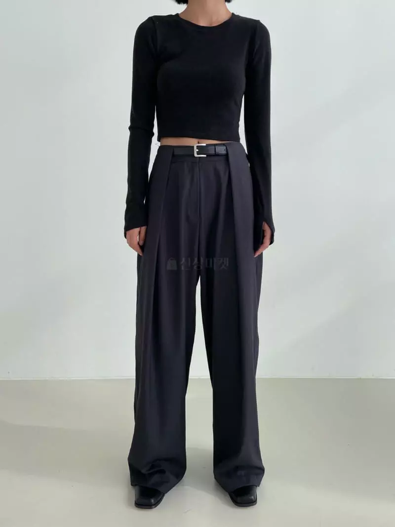 Moment - Korean Women Fashion - #momslook - Bale Tee - 11