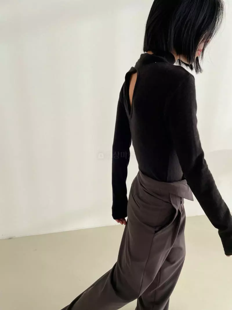 Moment - Korean Women Fashion - #momslook - Rain Turtleneck Tee - 9