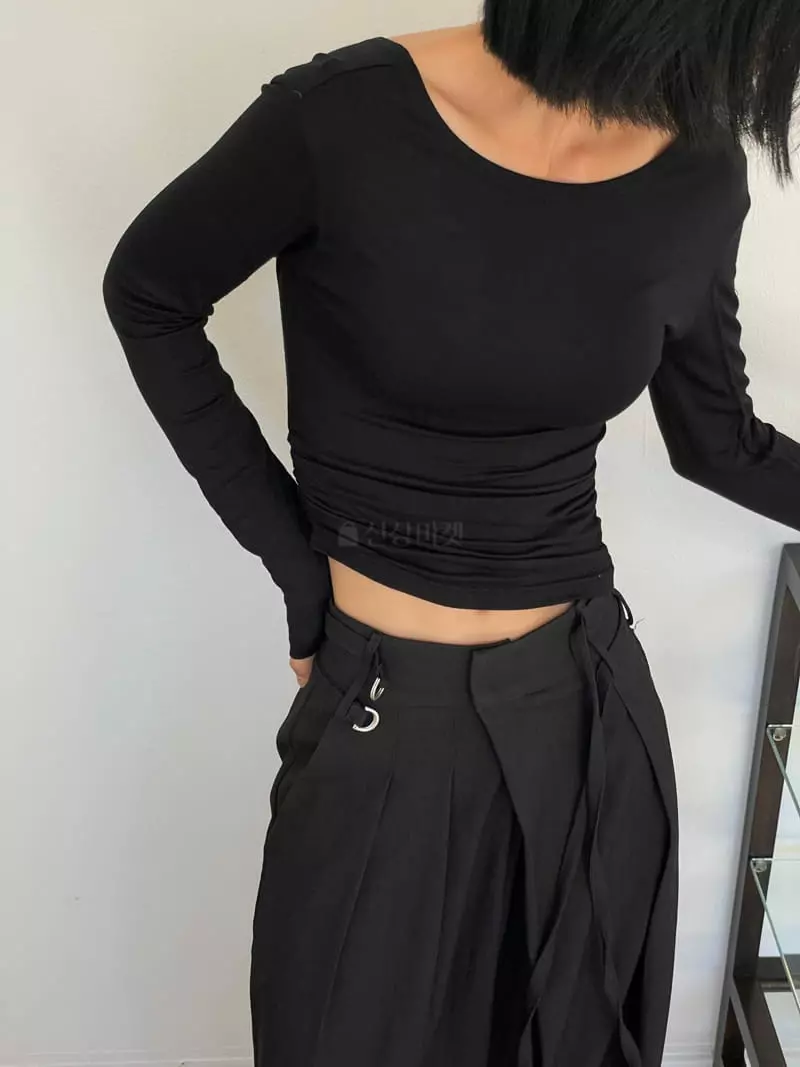 Moment - Korean Women Fashion - #momslook - Need Slit Tee - 6