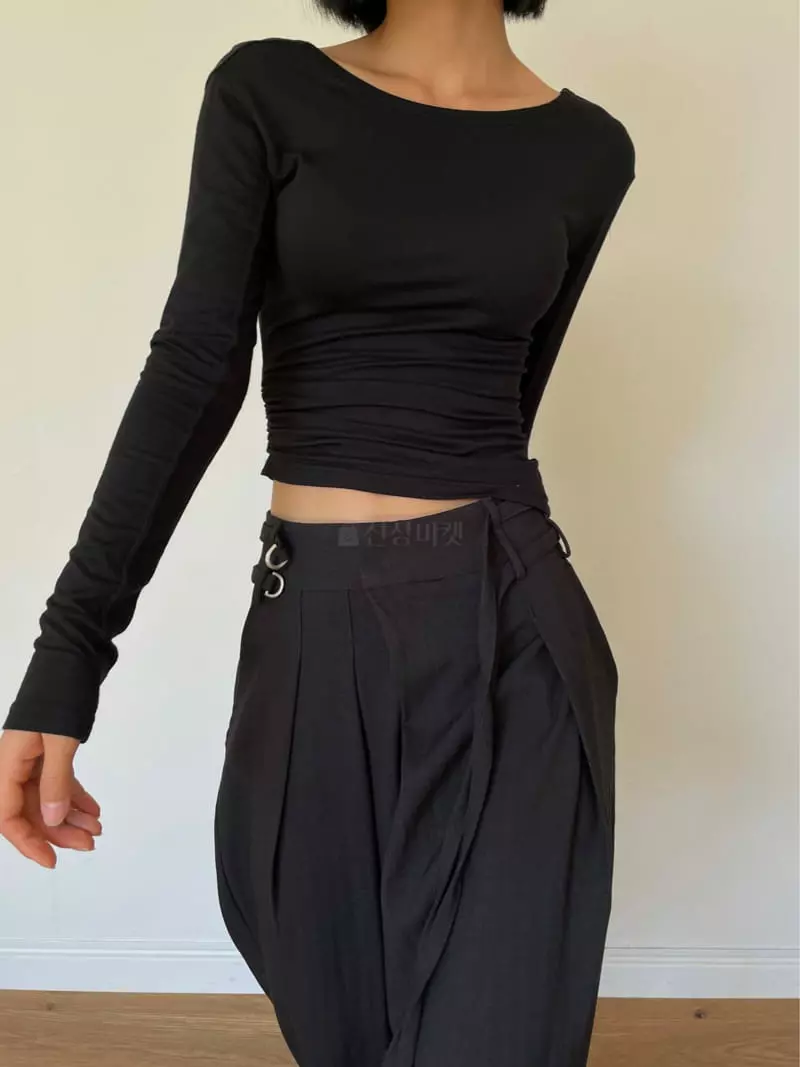 Moment - Korean Women Fashion - #momslook - Need Slit Tee - 8
