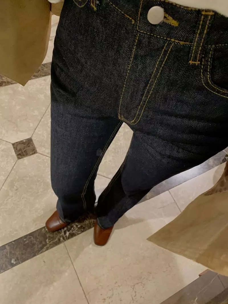 Moment - Korean Women Fashion - #momslook - Non Pad Jeans