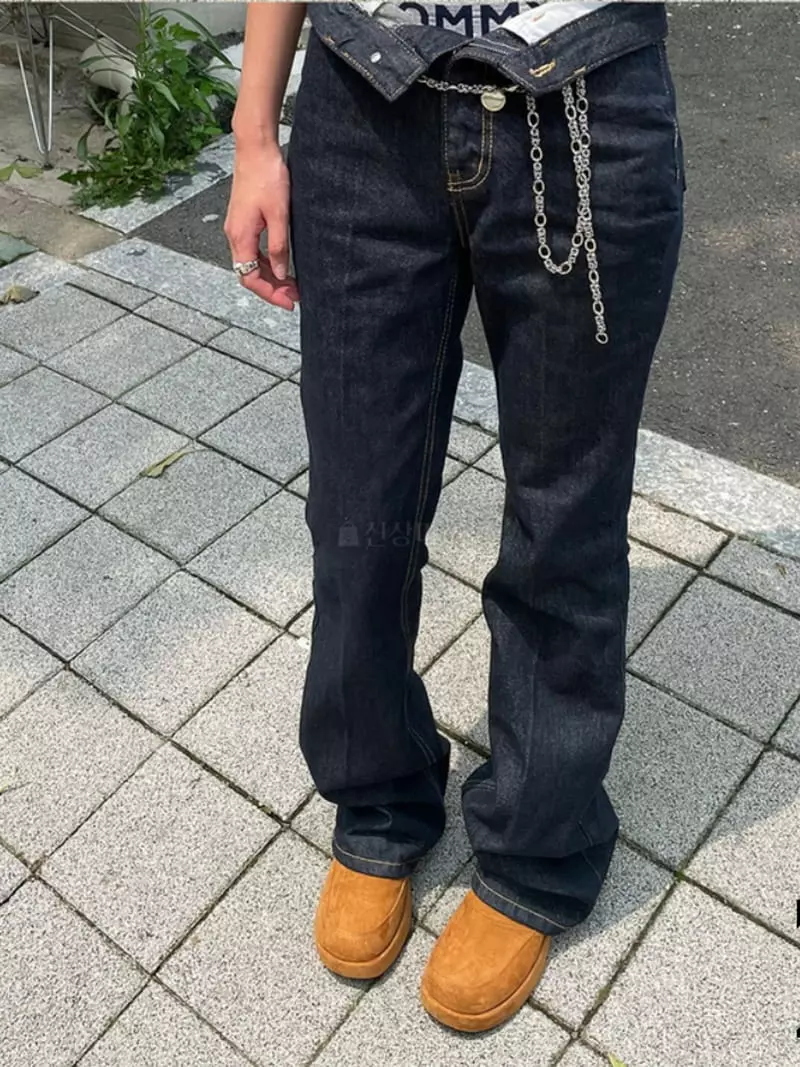 Moment - Korean Women Fashion - #momslook - Non Pad Jeans - 3