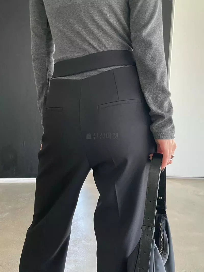 Moment - Korean Women Fashion - #shopsmall - Cover Slit Pants - 6