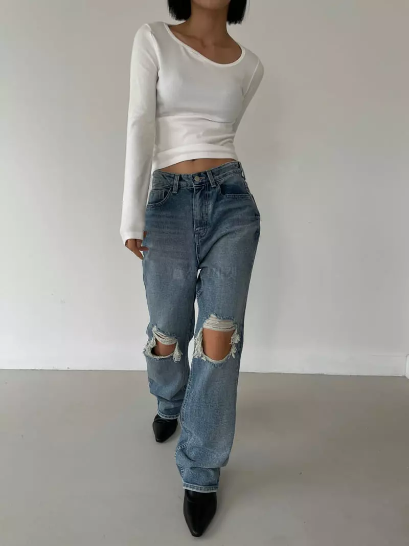 Moment - Korean Women Fashion - #shopsmall - Way Tee - 3