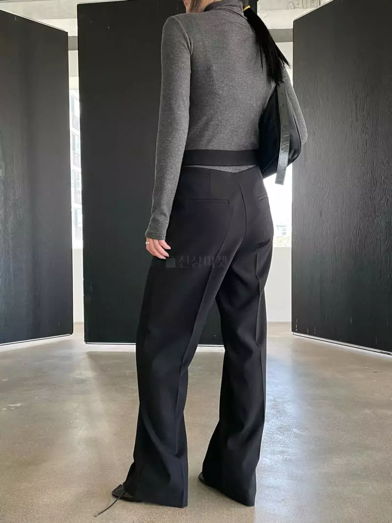 Moment - Korean Women Fashion - #thatsdarling - Cover Slit Pants