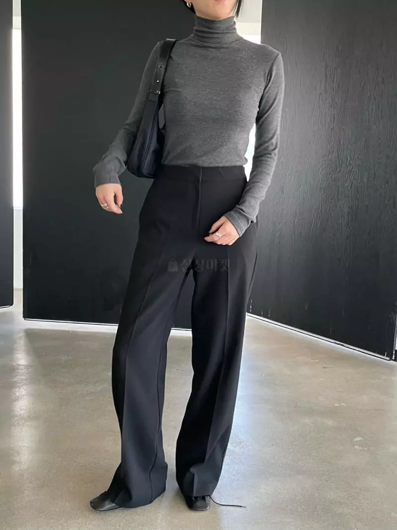 Moment - Korean Women Fashion - #thelittlethings - Cover Slit Pants - 2