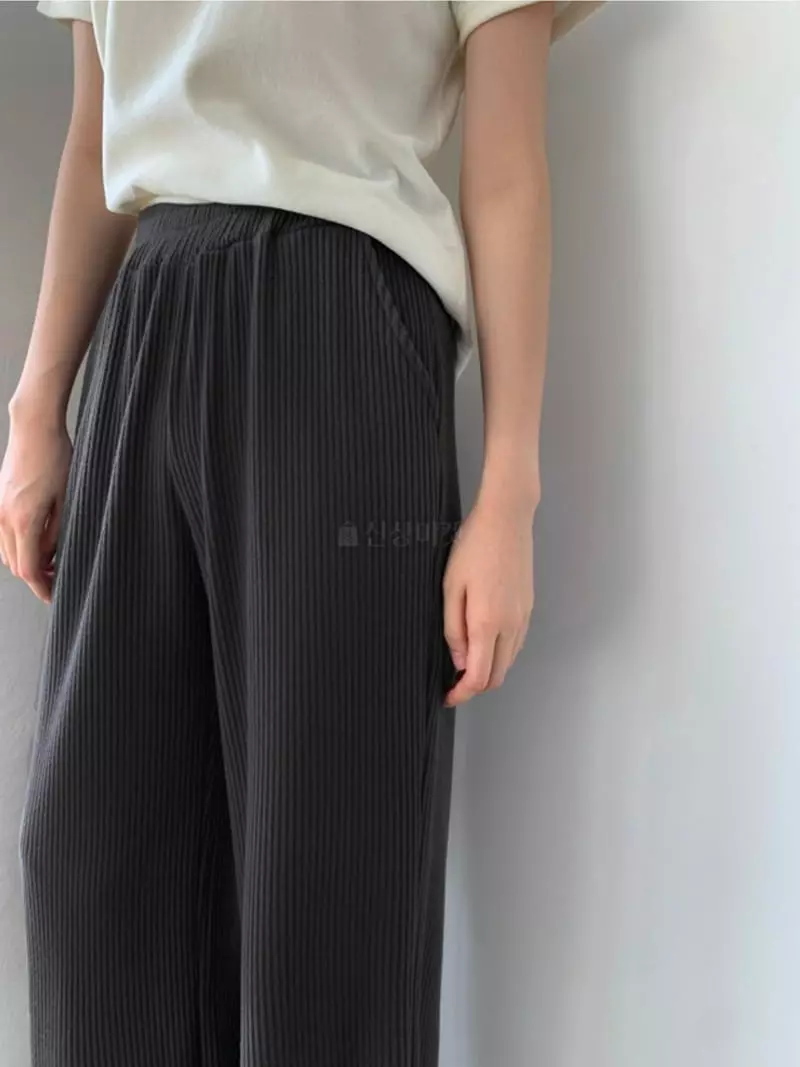Moment - Korean Women Fashion - #vintagekidsstyle - Forming Banding Pants - 7