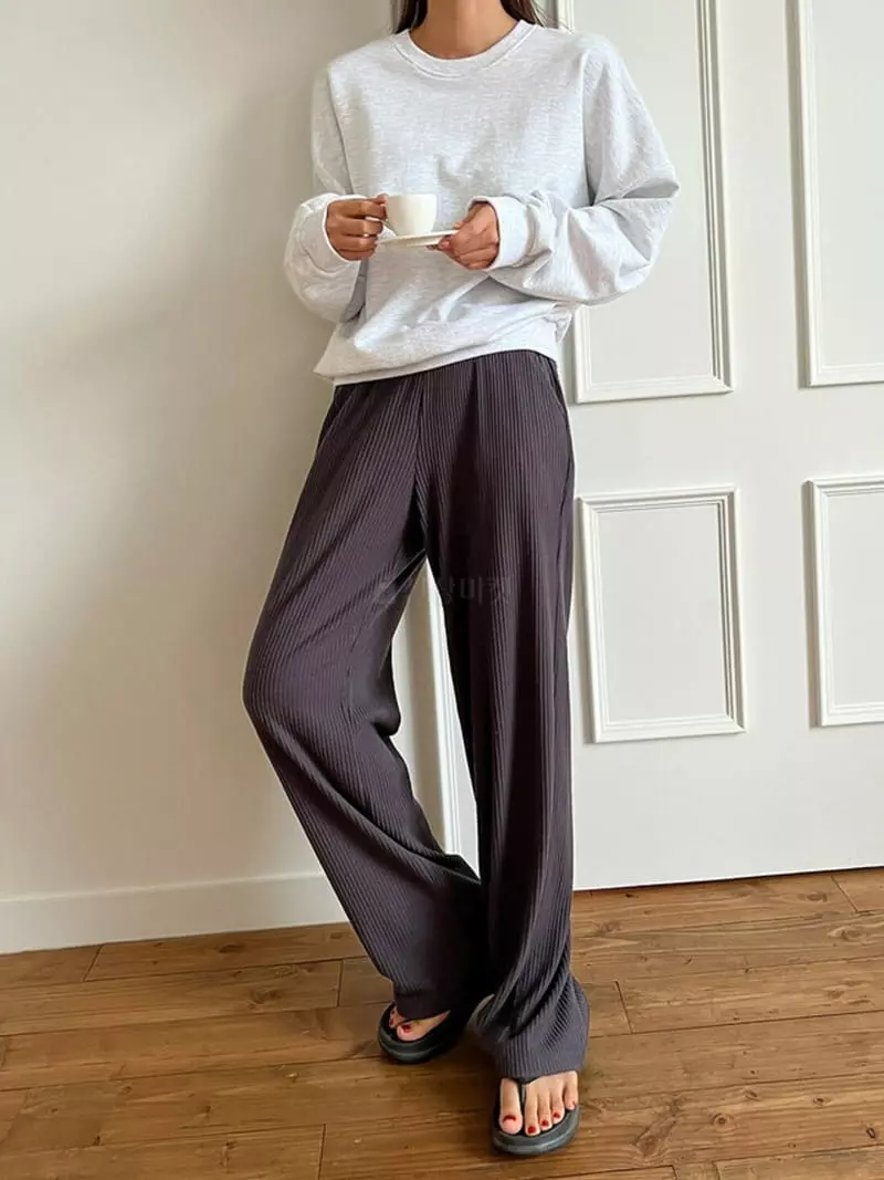 Moment - Korean Women Fashion - #womensfashion - Forming Rib Pants - 8