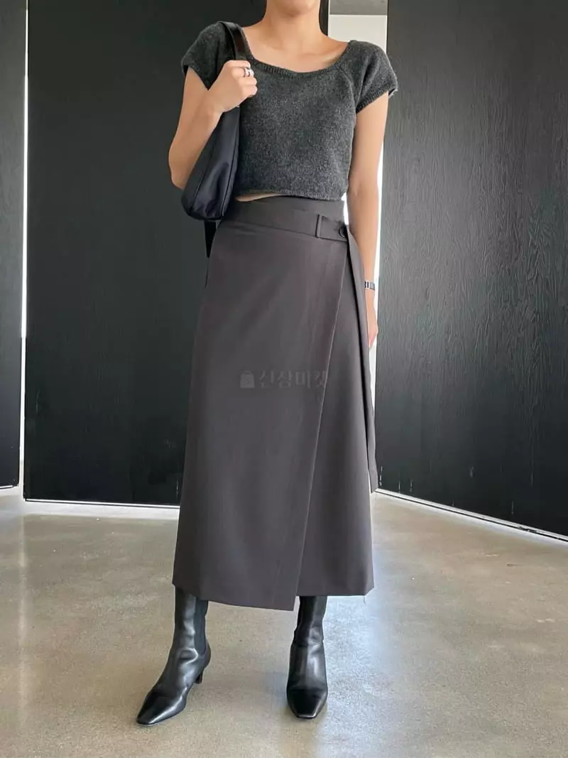 Moment - Korean Women Fashion - #womensfashion - Feed Wrap Skirt